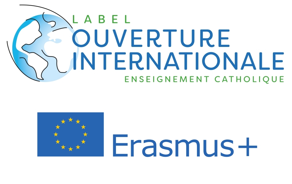 double logo international erasmus