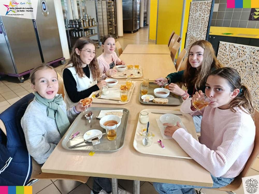 Opération 1,2,3 Petit Dej’ pour tous nos élèves de 6e.