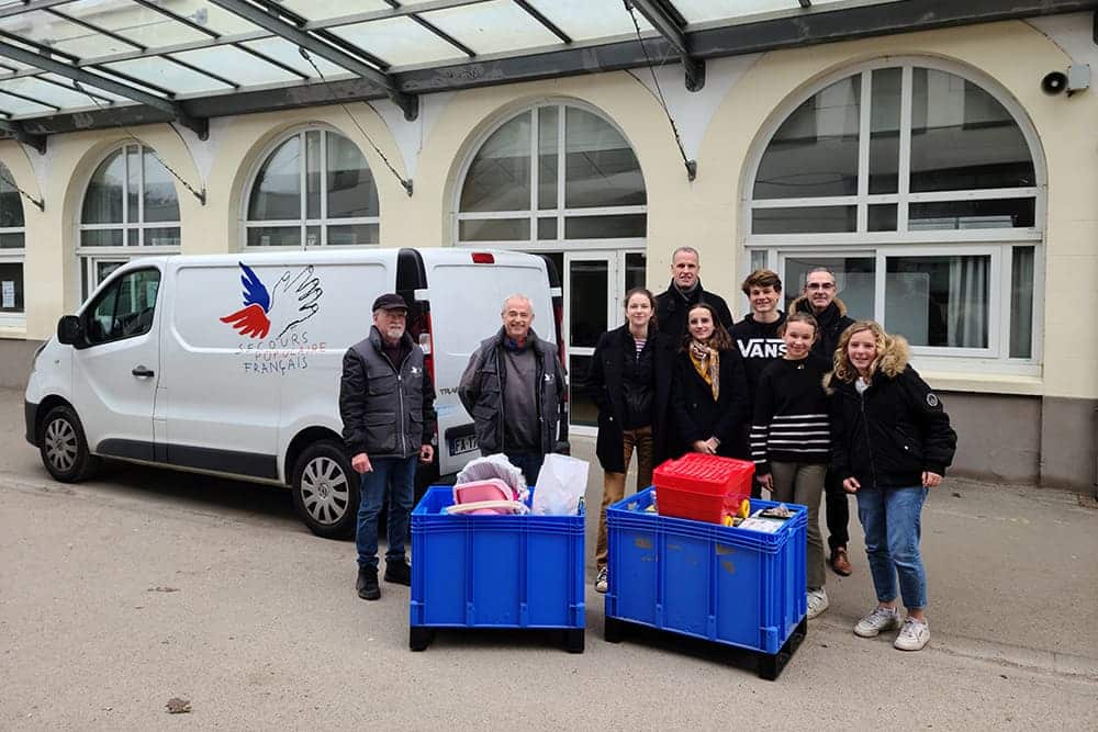 Collecte pour le secours populaire