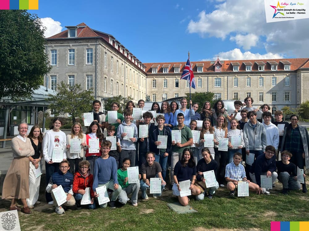 Remise des diplômes de la Certification Cambridge