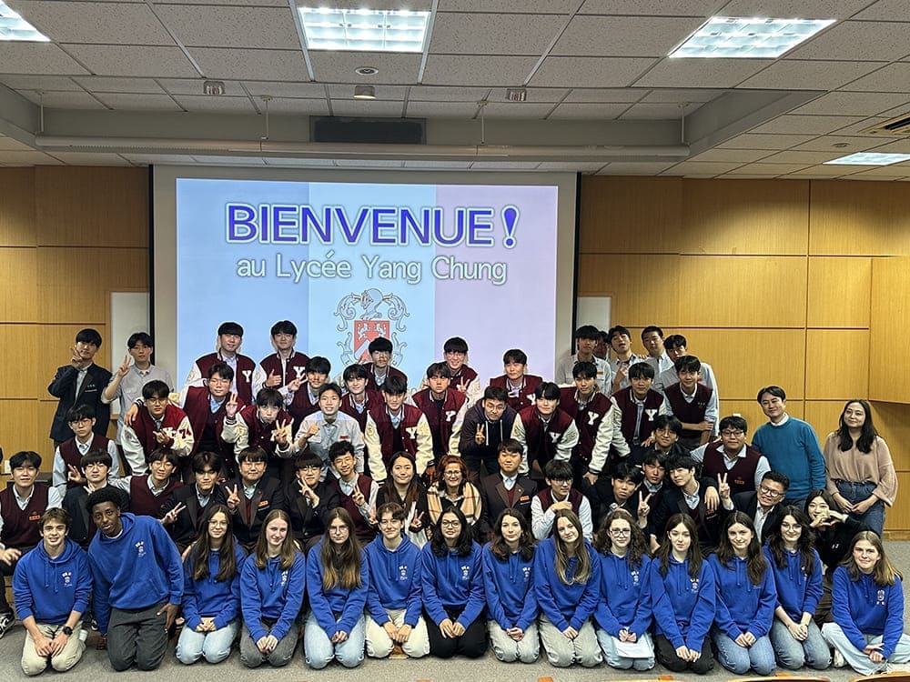 photo élèves échange linguistique