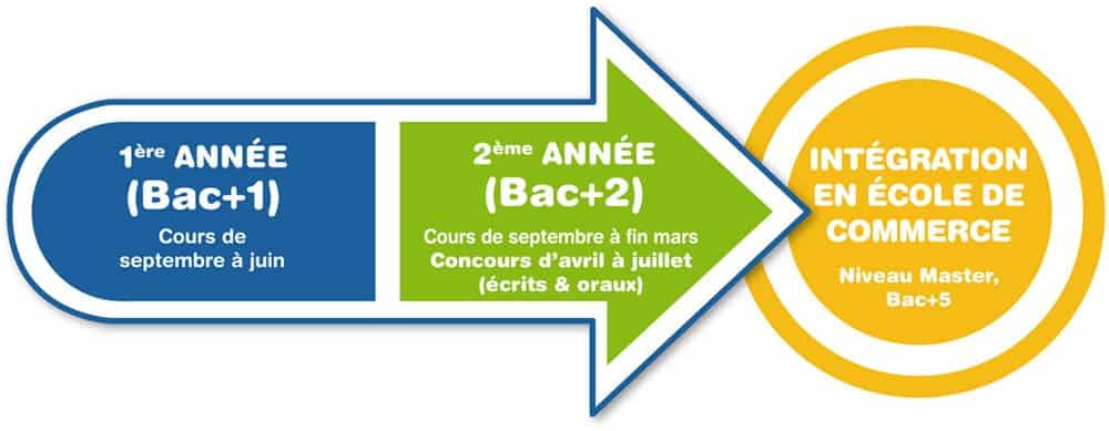 schéma explicatif cursus prepa
