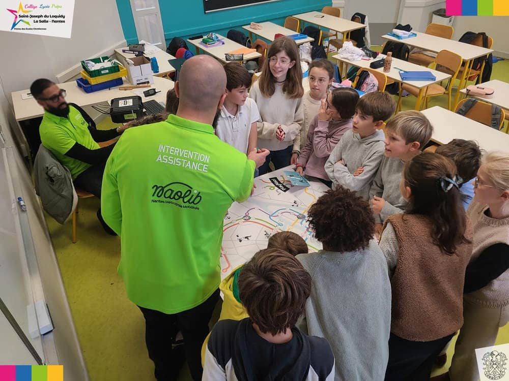 Sensibilisation des 6e à la prévention dans les transports avec Naolib