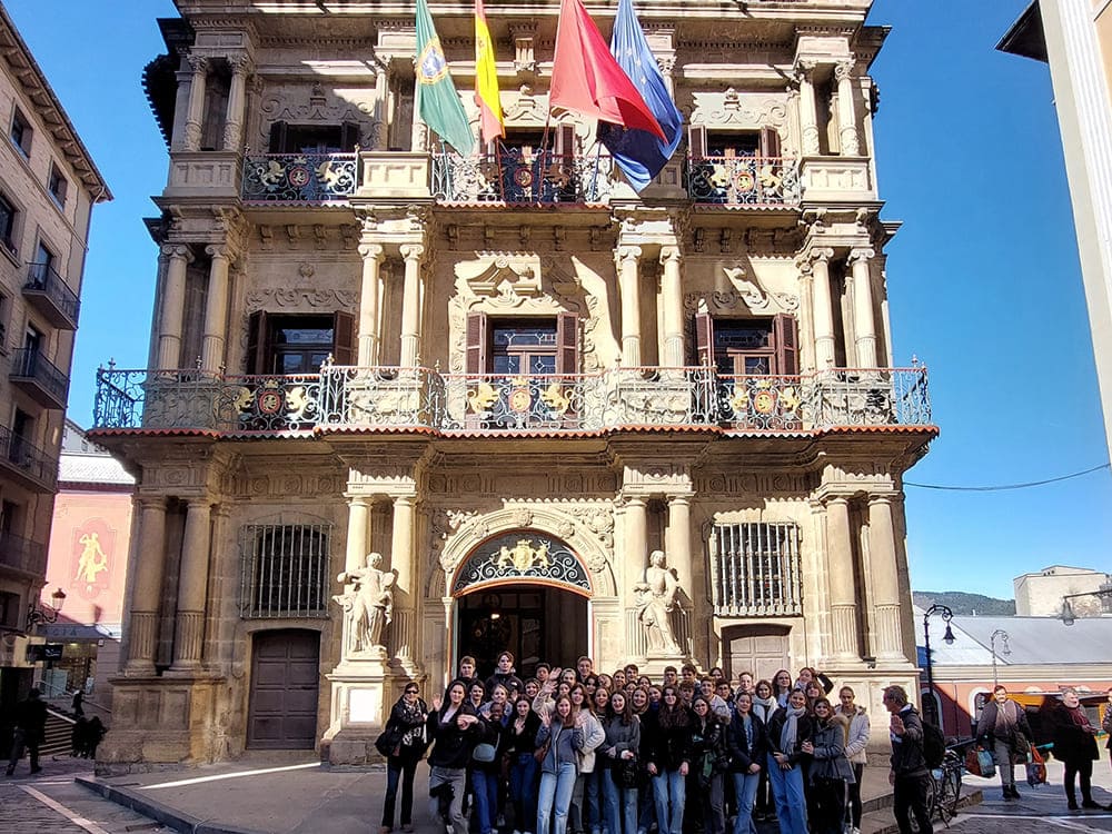 photo élèves à pamplona