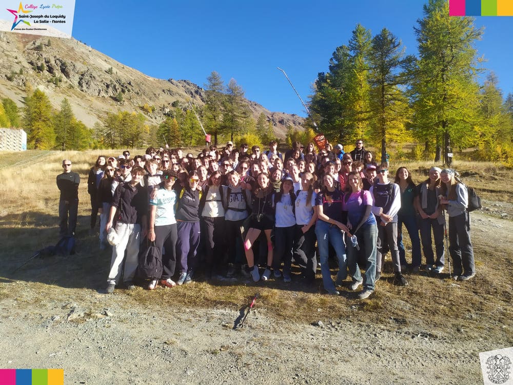 Exploration géologique au sommet pour nos 1ère spécialités SVT dans les Alpes