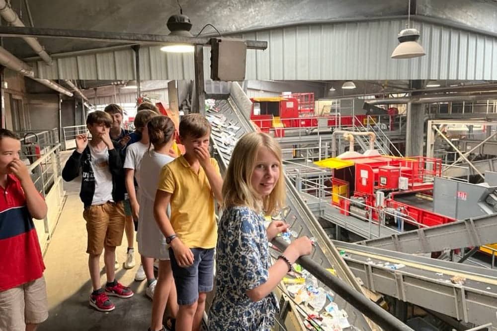 Visite d'un centre de tri et de valorisation des déchets