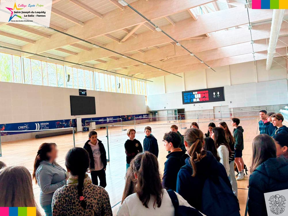 Immersion au CREPS pour nos élèves de 3e