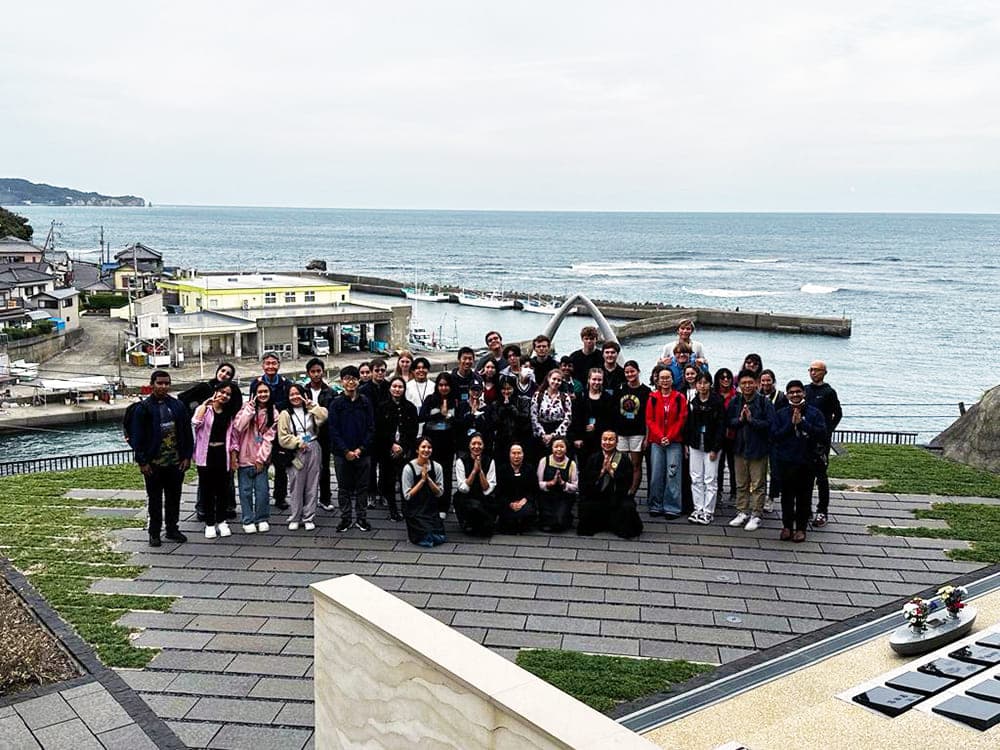 photo élèves à la mer